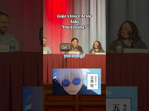 Gojos Voice Actor Says, You Crying Shorts