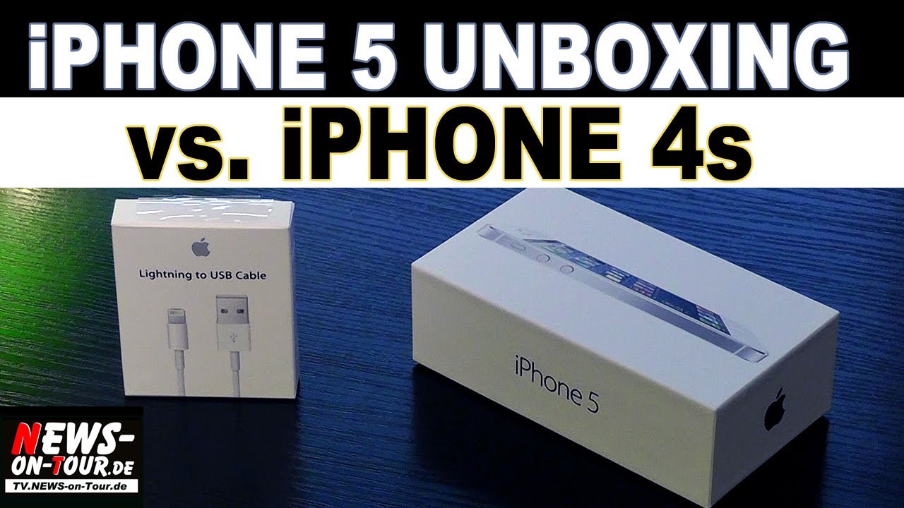 iPhone 5G | Unboxing | Apple | LTE | New EarPods | Comparison with iPhone 4s