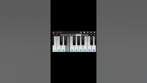 Jingle Bells Piano Easy Tutorial With Letters #Shorts #piano #jinglebellspiano #chrismas #pianotuto
