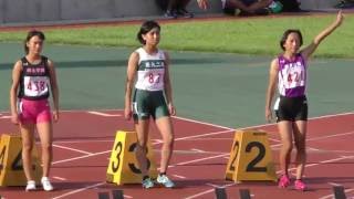 20160910群馬高校対抗陸上女子100m決勝