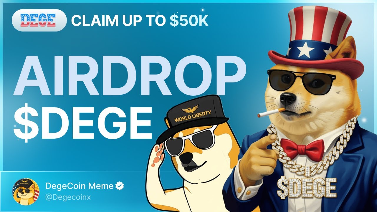 Dege Coin Airdrop: How to claim $DEGE (Up to $10K) - YouTube
