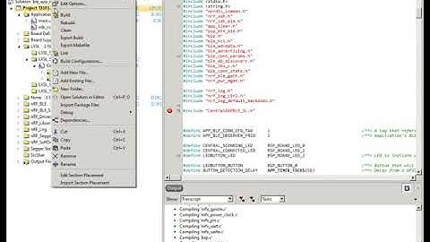 SEGGER Embedded Studio include path add