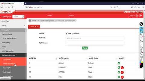 How to configure DrayTek VigorSwitch? (Part 1)