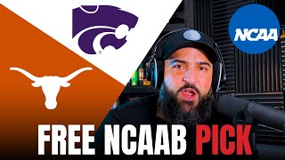 Free NCAAB Pick | Kansas State vs Texas | Sports Betting Tips