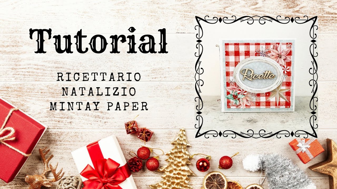 ricettario tutorial  Raccoglitore ad anelli fai da te, Mini album