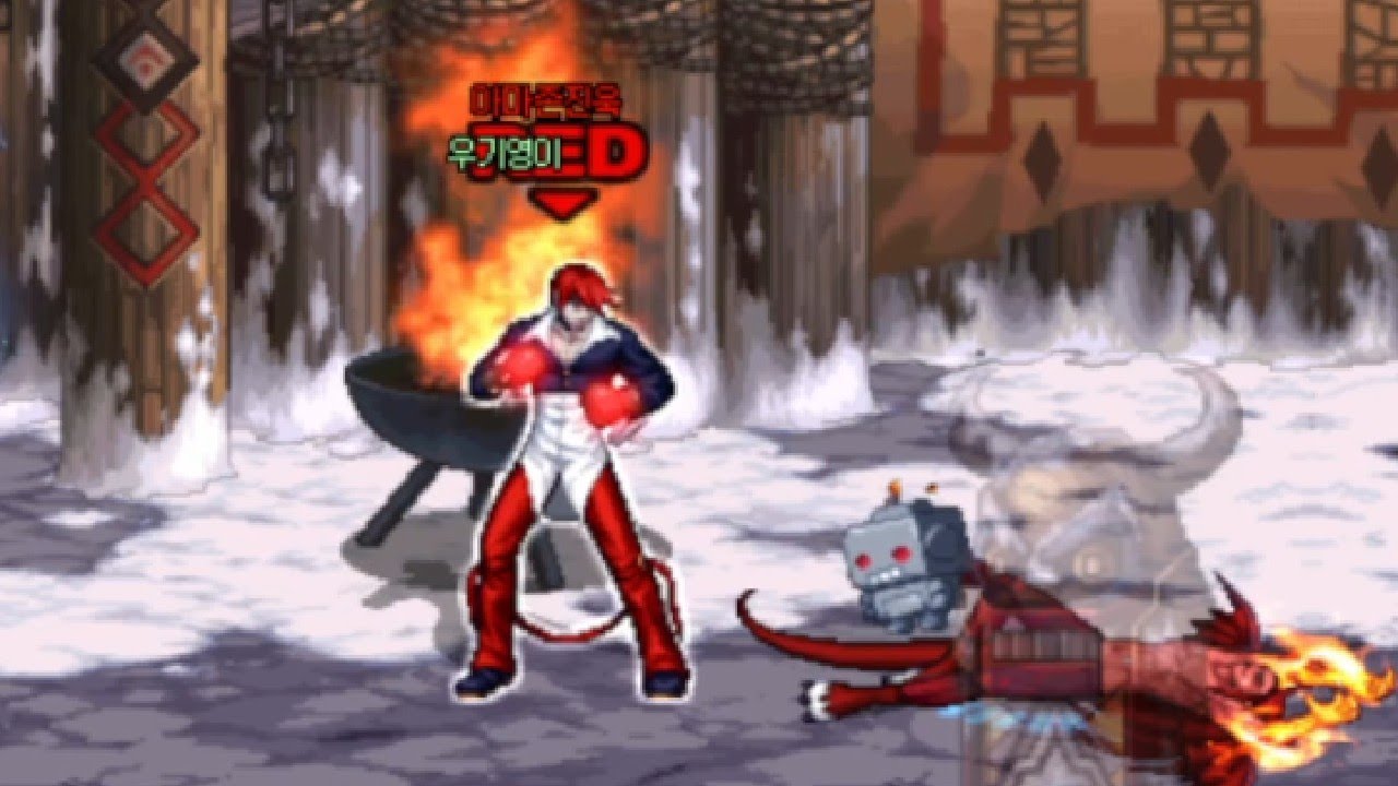 [던파] 킹오파 이오리가 되고 각성해버린 남스커