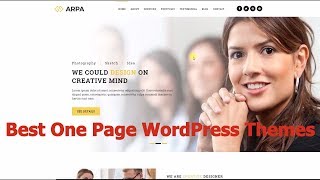 Best  One Page WordPress Themes Free and Premium