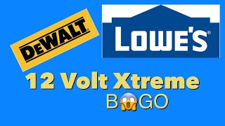 DeWalt 12 Volt BOGO from Lowe’s