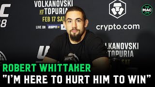 Robert Whittaker: “The Dricus Fight Bothers Me. I’ll Get Back To Him.”