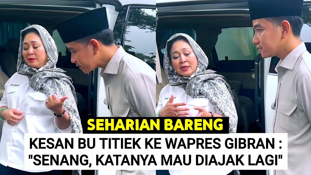 Kesan Bu Titiek Ke Gibran ! Seharian Bareng : 