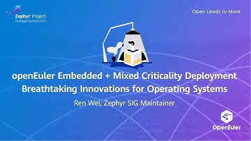The Meetup of Zephyr and openEuler Ren Wei, Zephyr SIG Maintainer