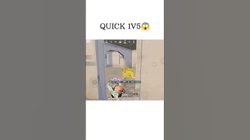 𝗤𝘂𝗶𝗰𝗸 𝗦𝗾𝘂𝗮𝗱 𝗪𝗶𝗽𝗲 𝟭𝘃𝟱😱#shorts #bgmi #pubgmobile