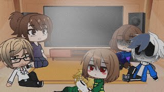 Frisk's parents react to Undertale memes ||Gacha Club||