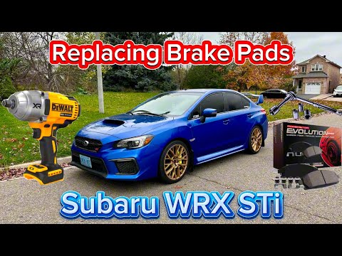 Replacing Brake Pads For My Subaru WRX STi | Power Stop Z23-1365 Z23 Evolution Sport Replacing Brake Pads For My Subaru WRX STi | Power Stop Z23-1365 Z23 Evolution Sport