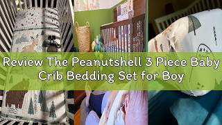 Review The Peanutshell 3 Piece Baby Crib Bedding Set for Boys - Newborn, Infant & Toddler Nursery Be