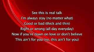 Mary J Blige - Be Without You, Lyrics In Video