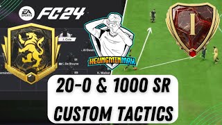20-0 & 1000 SR META Tactics! | EA FC 24 Ultimate Team