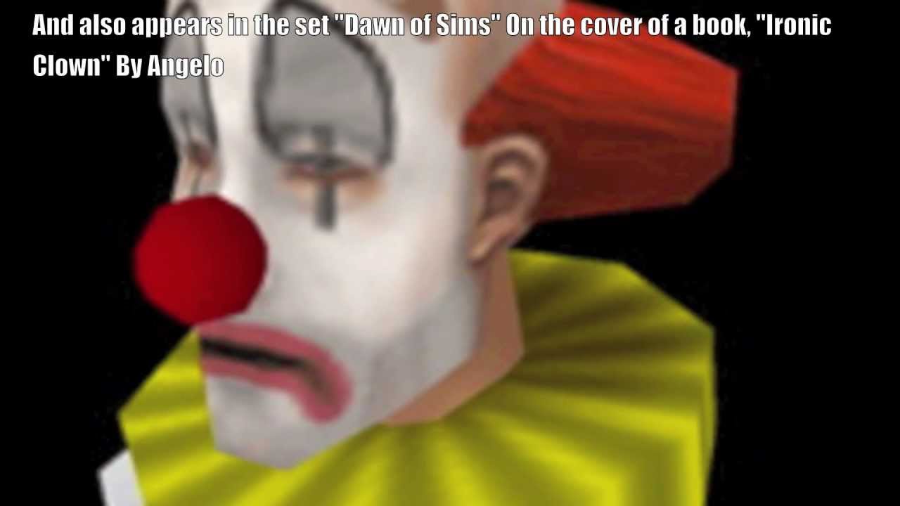 Картина грустный клоун симс 4