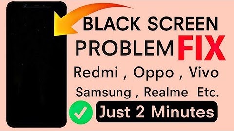 how to Fix Tecno Mobile Black Screen Problem ||All Android Phone Black screen  Solution