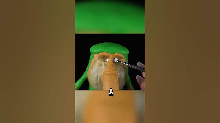 Plasticine doll😱