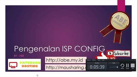 Pengenalan ISP Config