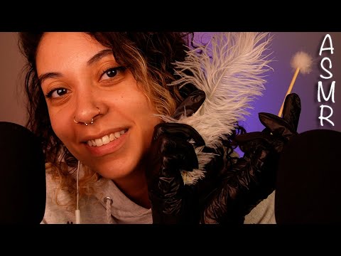 *CLOSE & SENSITIVE* Hearing Test & Ear Cleaning (whispers, inaudible, trigger words) ~ ASMR