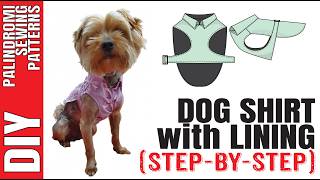 How to Sew a Lined Dog Shirt Coat | Step-by-Step Tutorial with Palindromi Sewing Pattern