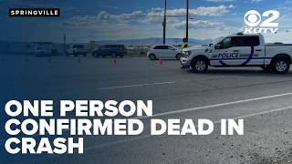 One person confirmed dead in crash on Main Street in Springville