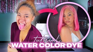 WATERCOLOR DYE TUTORIAL I Beginner Friendly
