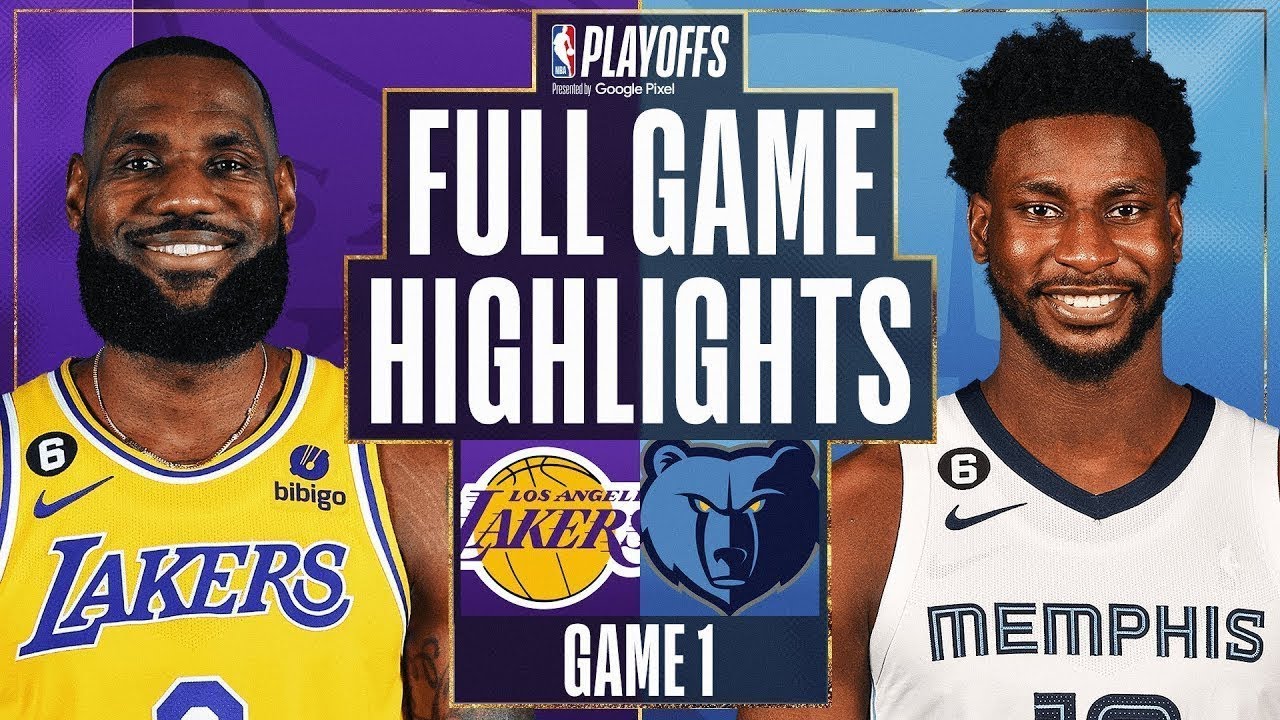 Los Angeles Lakers vs Memphis Grizzlies Full Game 1 Highlights |Apr 16 ...