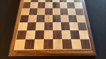Chessboard build - Walnut and Maple