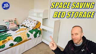 Space Saving Headboard For Small Bedrooms - DIY by Justin Bailly JBTV 479 views 4 months ago 4 minutes, 46 seconds