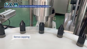 CX-YGF 30ml E Liquid Bottle Filling Line #machine #factory #eliquidfillingmachine #cxm #vape #juice