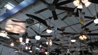 Ceiling Fans at Lowe's 11/2/2014 (Slide Show and Video)