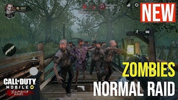 COD Mobile: Zombies Normal Raid Gameplay in the NEW update!