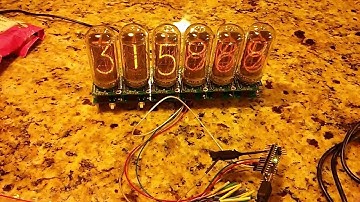 SmartNixie board driven with an Arduino