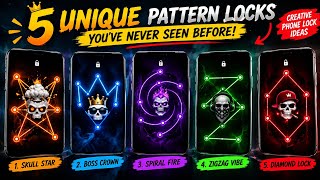 Information 5 Unique Pattern Locks You’ve Never Seen Before! 🔥📱 | Creative Phone Lock Ideas Guide