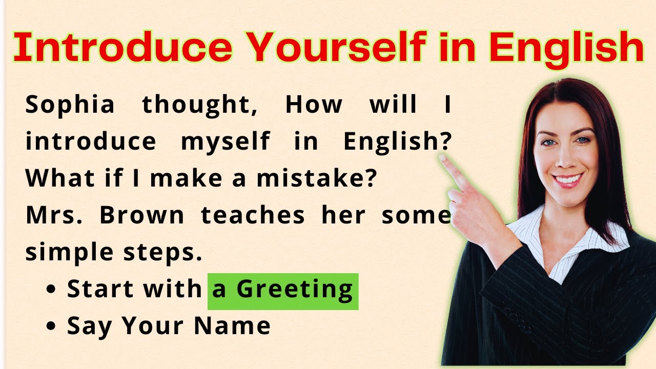 How to Introduce Yourself in English |Story Based Learning| Graded ...