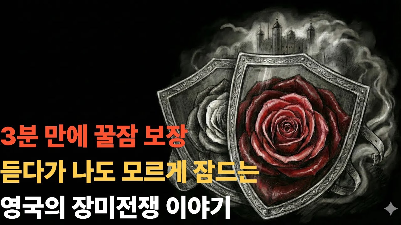 3분만에 꿀잠 보장 듣다가 나도모르게 잠드는 영국의 장미전쟁 이야기 /잘때 듣는 이야기