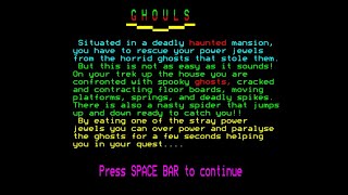 Ghouls Review for the Acorn BBC Micro by John Gage
