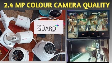 Cp plus color night vision camera Video Quality|Cp plus Gurd+ camera unboxing By satish technology