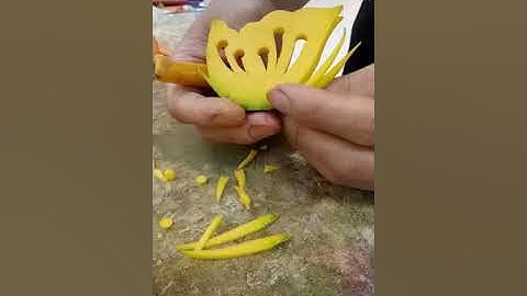 cách cắt tỉa hoa quả / Hướng dẫn tỉa con bướm đơn giản Từ bí đỏ