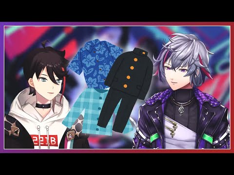 [ENG SUB] If Mesherz were to have matching outfits [Fuwa Minato • Saegusa Akina / Nijisanji]