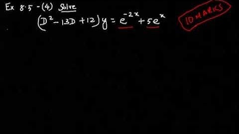 TN Std 12 Maths - Chapter 8 Differential Equations - Exercise8.5sum4 - Important 10 marks