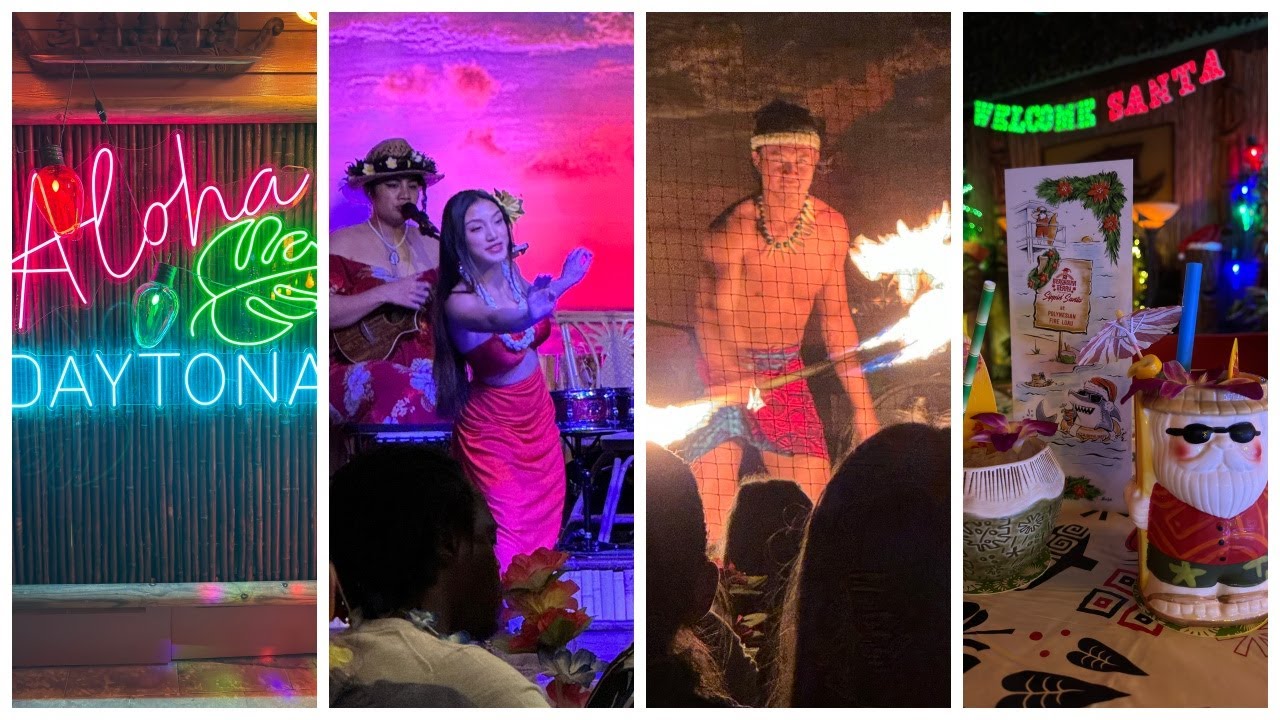 Tiki Christmas In Daytona Beach, FL | Polynesian Fire Luau And Sippin' Santa