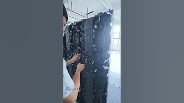 The LED screen cabinet installation process is very simple, right?#ledvideowall #eagerled