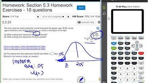 Dr  Swiersz Video Solving Section 5 3 Homework Exercises #8 Through #11   20170623 Stats