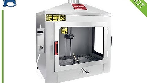 Single Flame Source Test Ignitability Tester EN ISO 11925-2 And DIN 53438