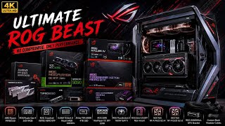 ULTIMATE ASUS  ROG RTX 5090 GAMING PC BUILD | RYZEN 9 9950X3D + X870E HERO | ROG Hyperion GR701 