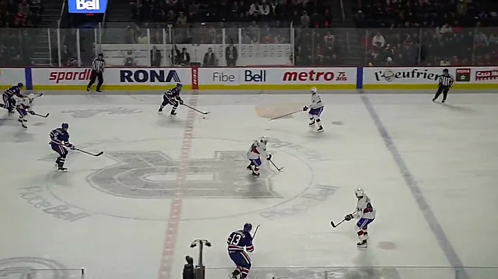 Justin Barron of the Laval Rocket scores vs. the R...